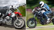 BMW R 1200 GS und BMW F 800 R.