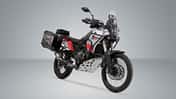SW-Motech Alukoffer Set Akrapovic Auspuff TRAX ADV Schwarz 37 37 l Yamaha Tenere 711