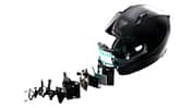 forcite, integralhelm, smart, carbon, action-cam Forcite Mk1 smarter Motorradhelm Karbon
