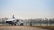 Faltcaravan Motorrad-Tranport Farfalla Camper Variante LS