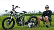 Enggal Modified BMX Cub Bulldog mit 250er-Einzylindermotor von Kawasaki