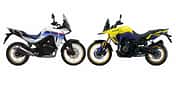 Kaltvergleich Honda XL 750 Transalp und Suzuki V-Strom 800 DE (11/2022)
