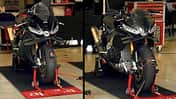 Erlkönig Spyshots Aprilia RSV4 und Tuono V4 mit RS-GP-Winglets (05/2023)
