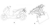 Kymco Patent Heck Radar Totwinkel Assistent Roller KRV