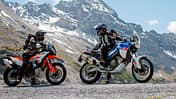 Aprilia Tuareg 660 und KTM 890 Adventure R Alpen-Test