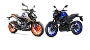 KTM 125 Duke und Yamaha MT-125 (2023)