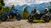 Honda CB 750 Hornet Suzuki GSX-8S Alpen-Test 