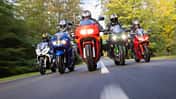 BMW R 1250 RS, Triumph Sprint ST 1050, Honda VFR, Kawasaki Ninja 1000 SX, Ducati SuperSport 950 S Test