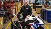 Buell CEO Bill Melvin mit Buell Hammerhead 1190
