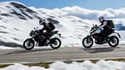 Kawasaki Z 500, CFMoto 450 NK im Alpen-Test