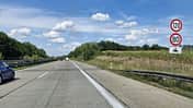Tempolimit 80 für Motorräder auf der A7