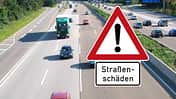 Autobahn, Straßenschäden, Hitze-Blow-ups, Verkehr
