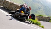 Umfaller Unfall Sturz Stilfser Joch Kehre Kurve Fahrtechnik