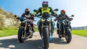 Triumph Speed Triple 1200 RS, BMW S 1000 R, KTM 1390 Super Duke R Vergleichstest