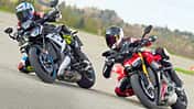 BMW M 1000 R, Ducati Streetfighter V4 S Vergleichstest
