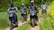 Honda XL 750 Transalp, KTM 790 Adventure, Suzuki V-Strom 800 DE, Yamaha Ténéré 700 Vergleichstest