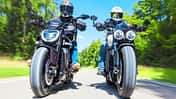 Vergleichstest Power-Cruiser Ducati Xdiavel V4 und Triumph Rocket 3 R Evel Knievel