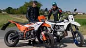 1000PS Supermoto-Vergleich Suzuki DR-Z 400 SM KTM 390 SMC R
