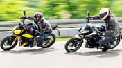CFMoto 125 NK und Fantic Stealth 125 im Test