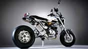 Honda Monkey 125 als Custombike mit Einarmschwinge von G-Craft