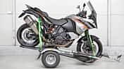 Motorrad sicher verladen, Motorrad-Anhänger, Motorrad-Transport, verzurren Motorrad sicher verladen, Motorrad-Anhänger, Motorrad-Transport, verzurren