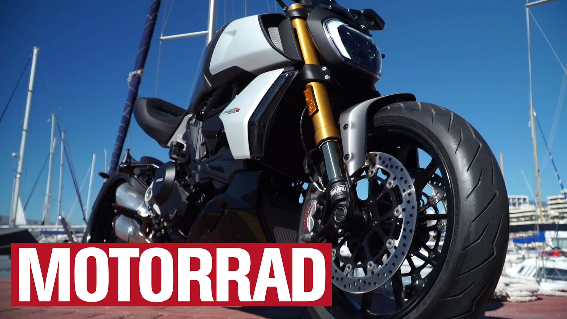Ducati Diavel 1260 S (Video-Standbild).